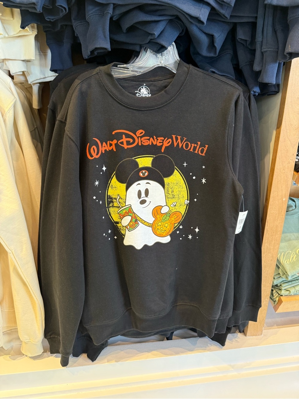 Disney Mickey ghost sweater WDW 2026